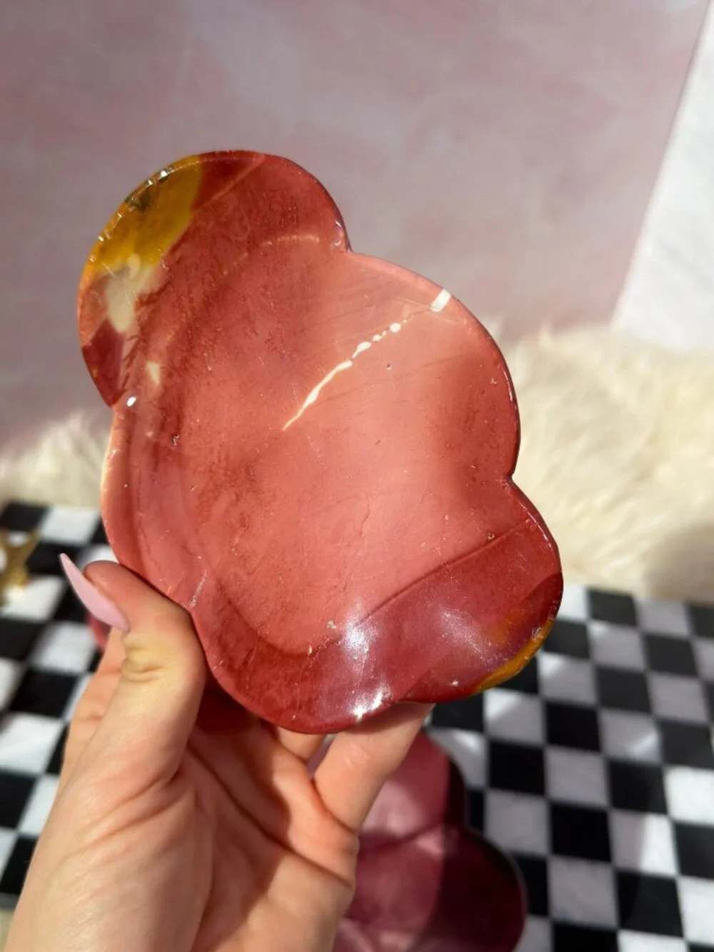 Mookite Cloud Dish Natural Australian Gemstone Bowl
